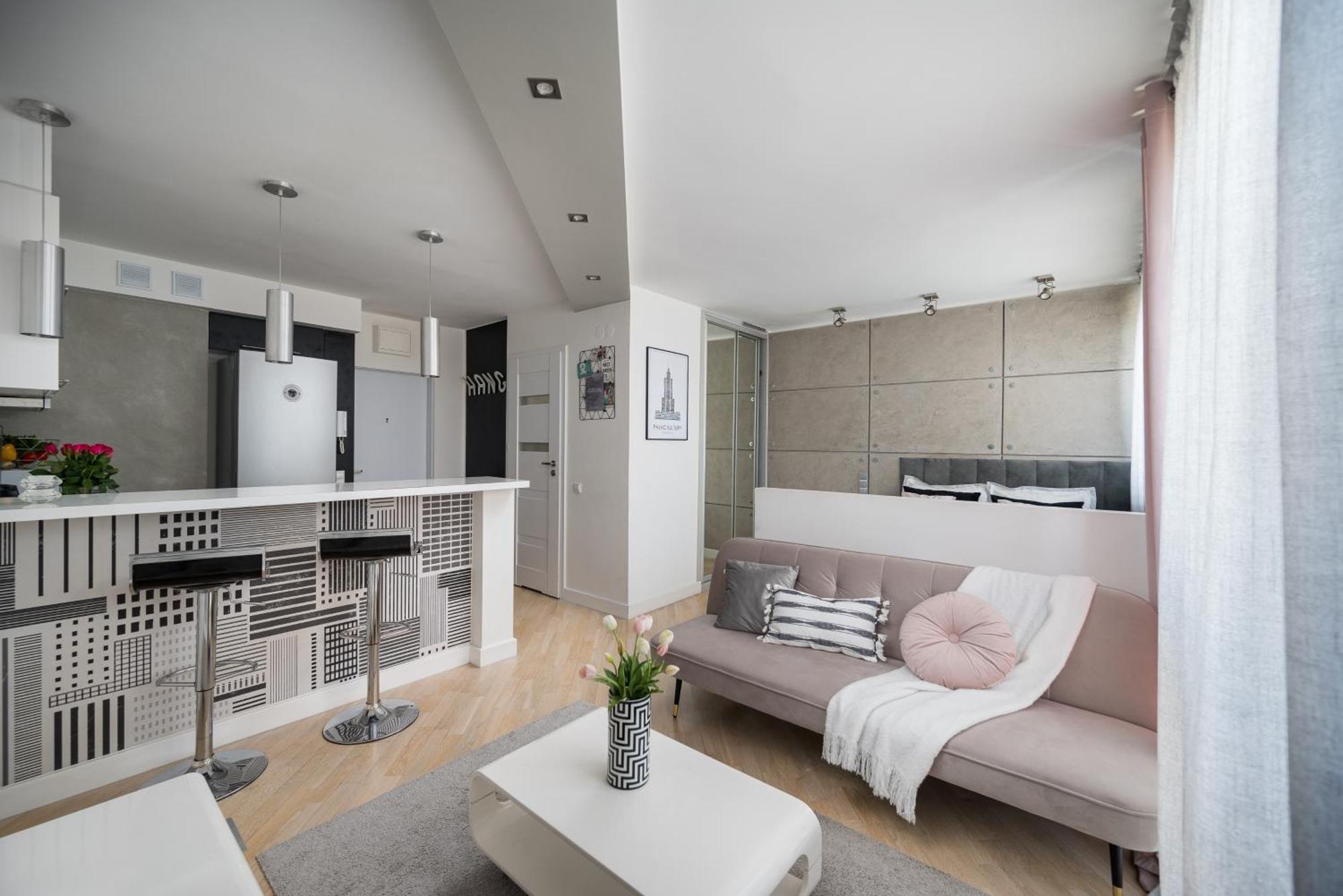 Air-Conditioned Premium Loft Warsaw Skyline Only 900 M To Central Station Extérieur photo